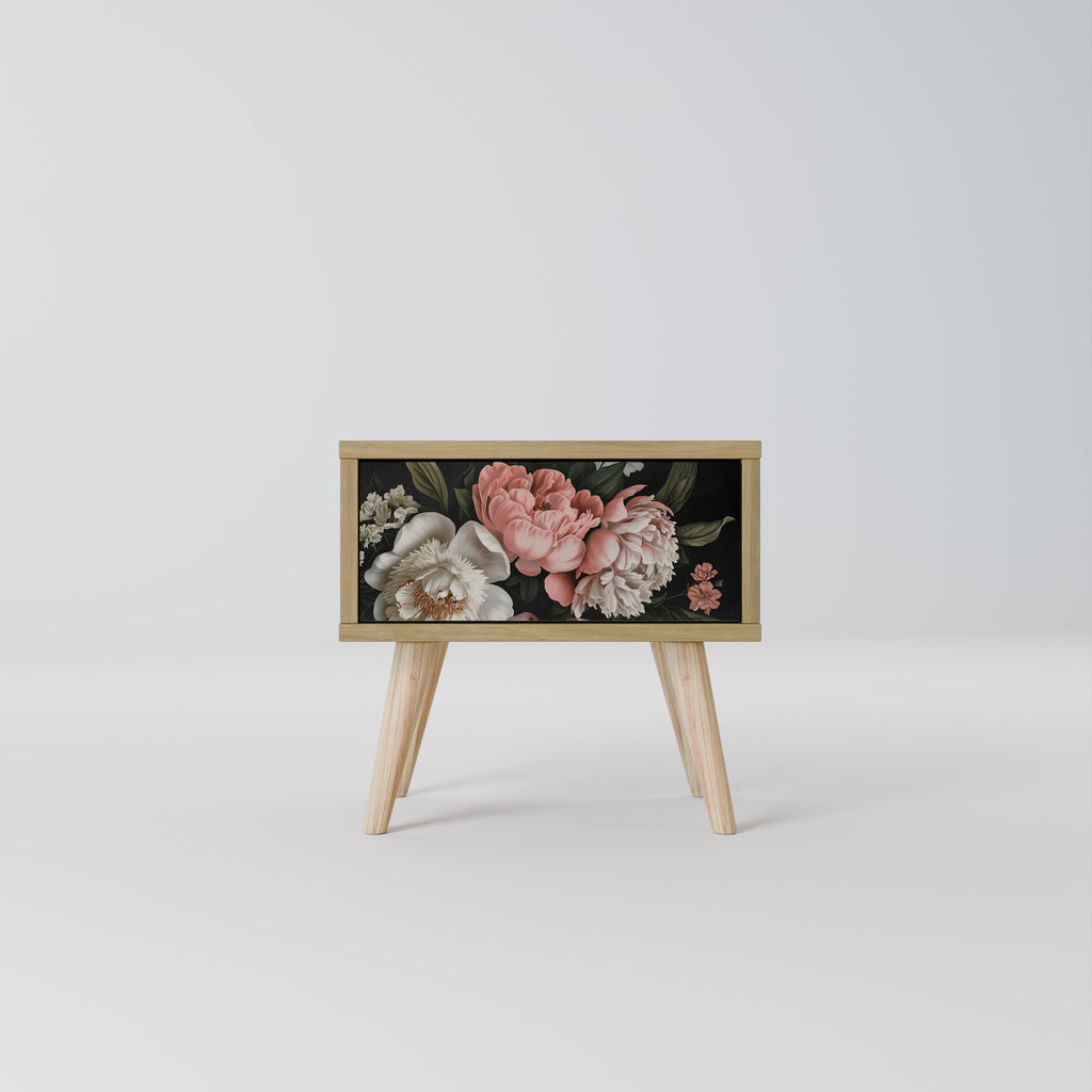 LUSH ELEGANCE Nightstand in Oak Effect