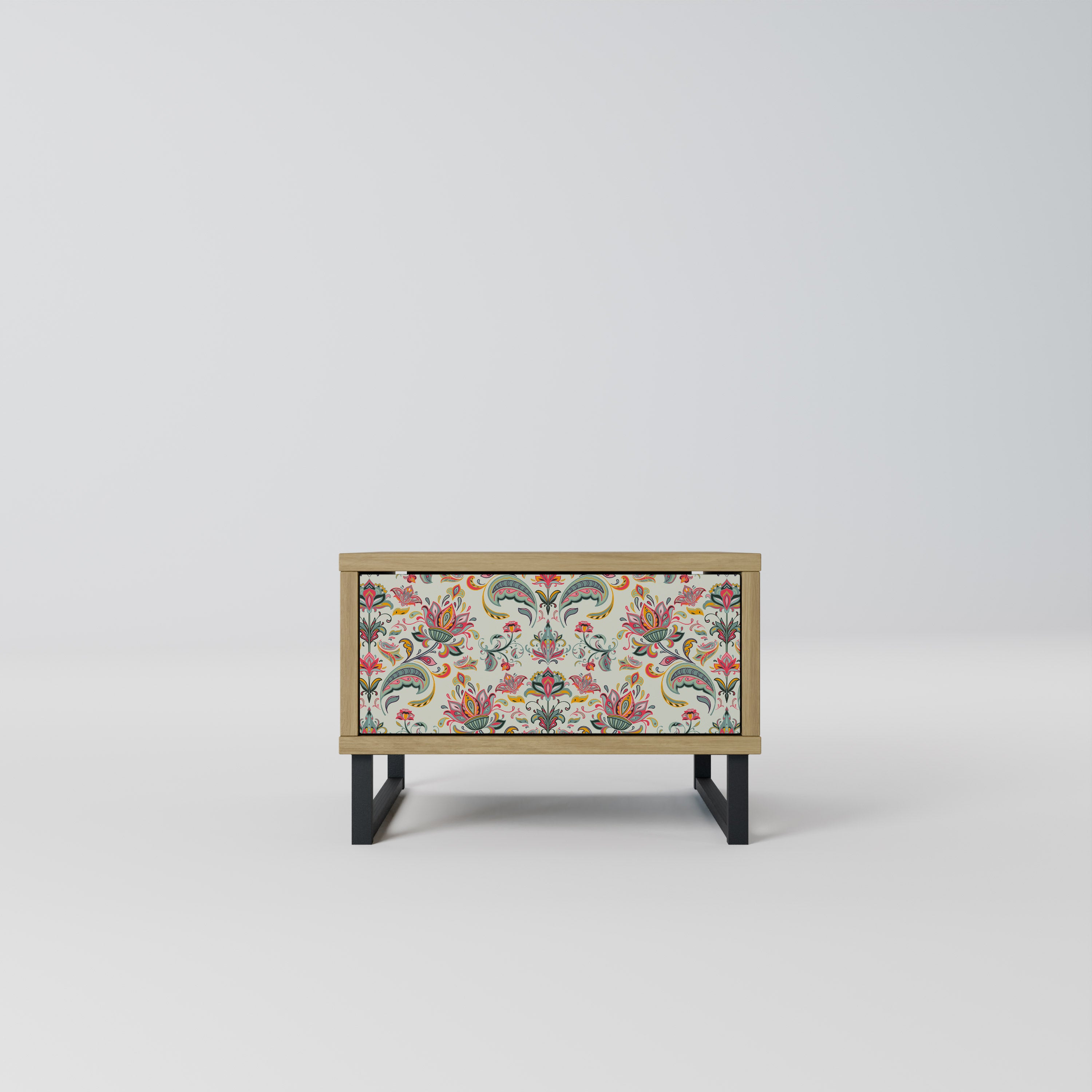 ORGANIC FOLKLORE Nightstand in Oak Effect