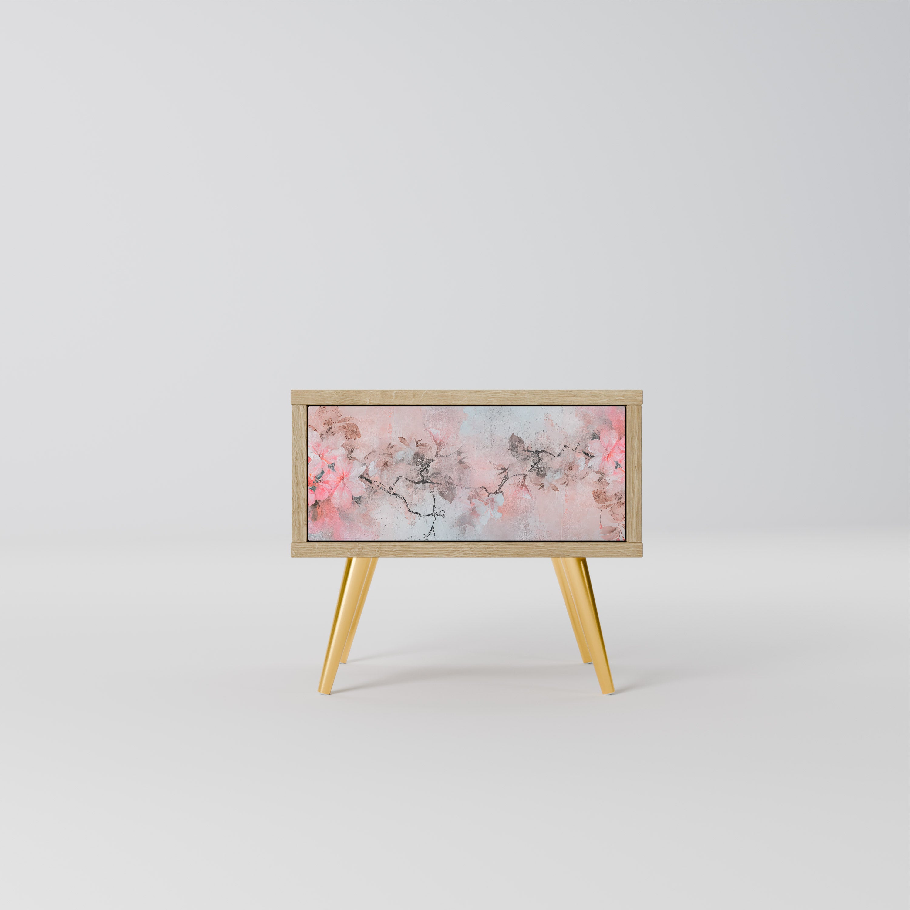 CHERRY BLOSSOM Nightstand in Oak Effect