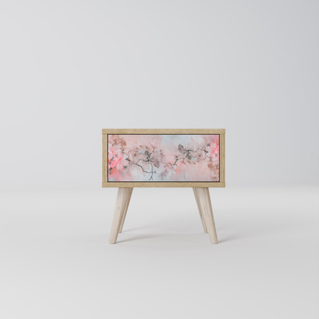 CHERRY BLOSSOM Nightstand in Oak Effect