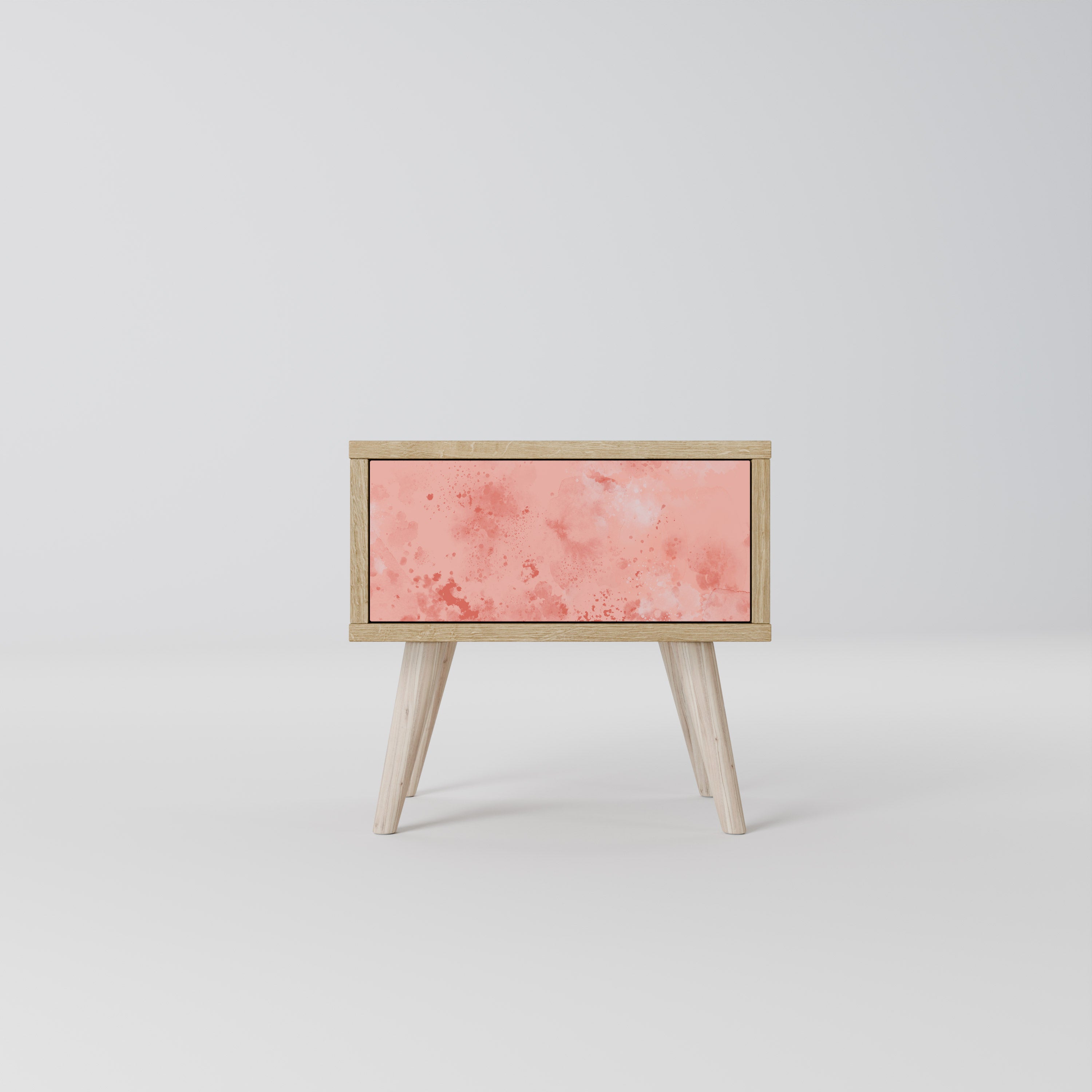 CRANE DANCE Nightstand in Oak Effect