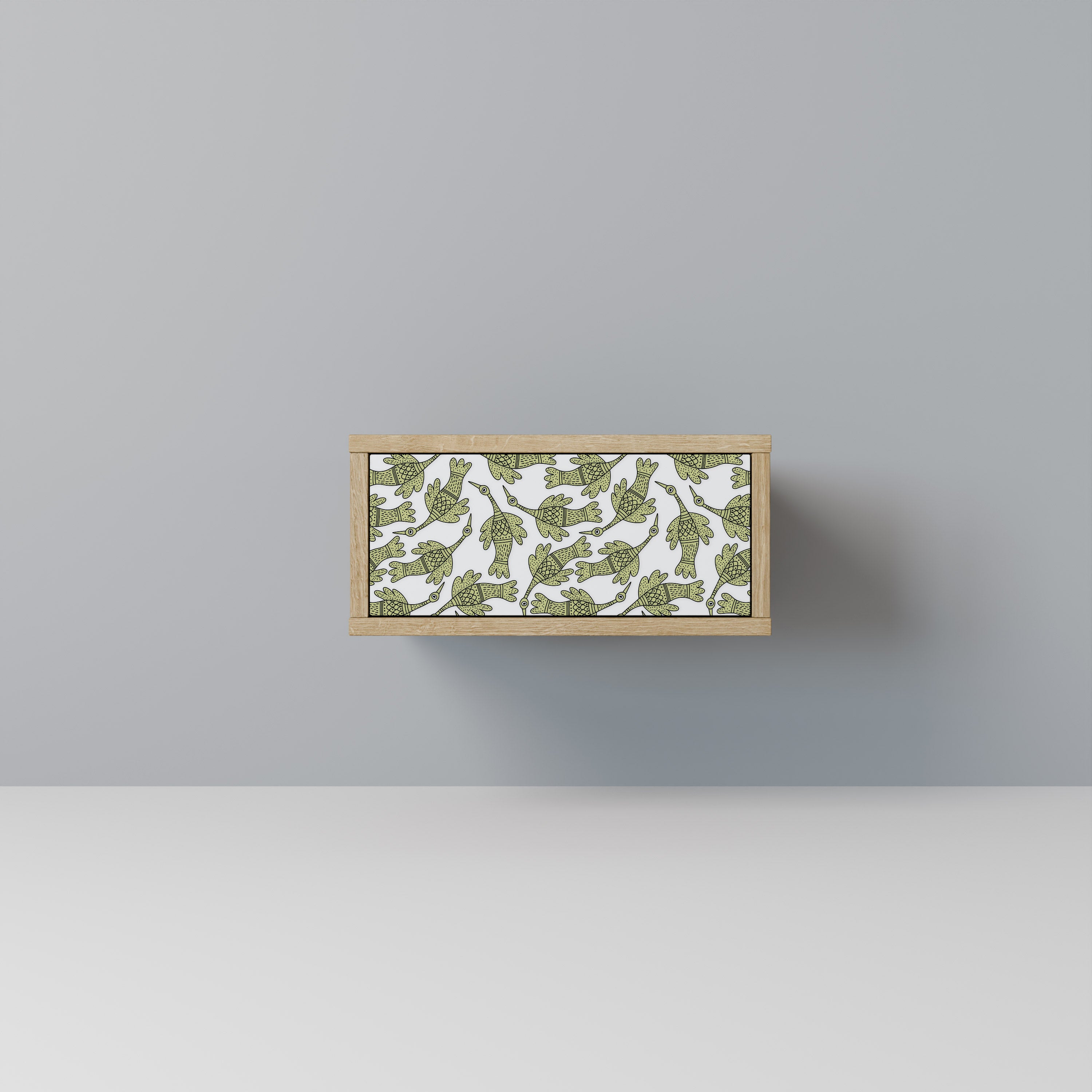 SEEDLING SONGBIRD Nightstand in Oak Effect
