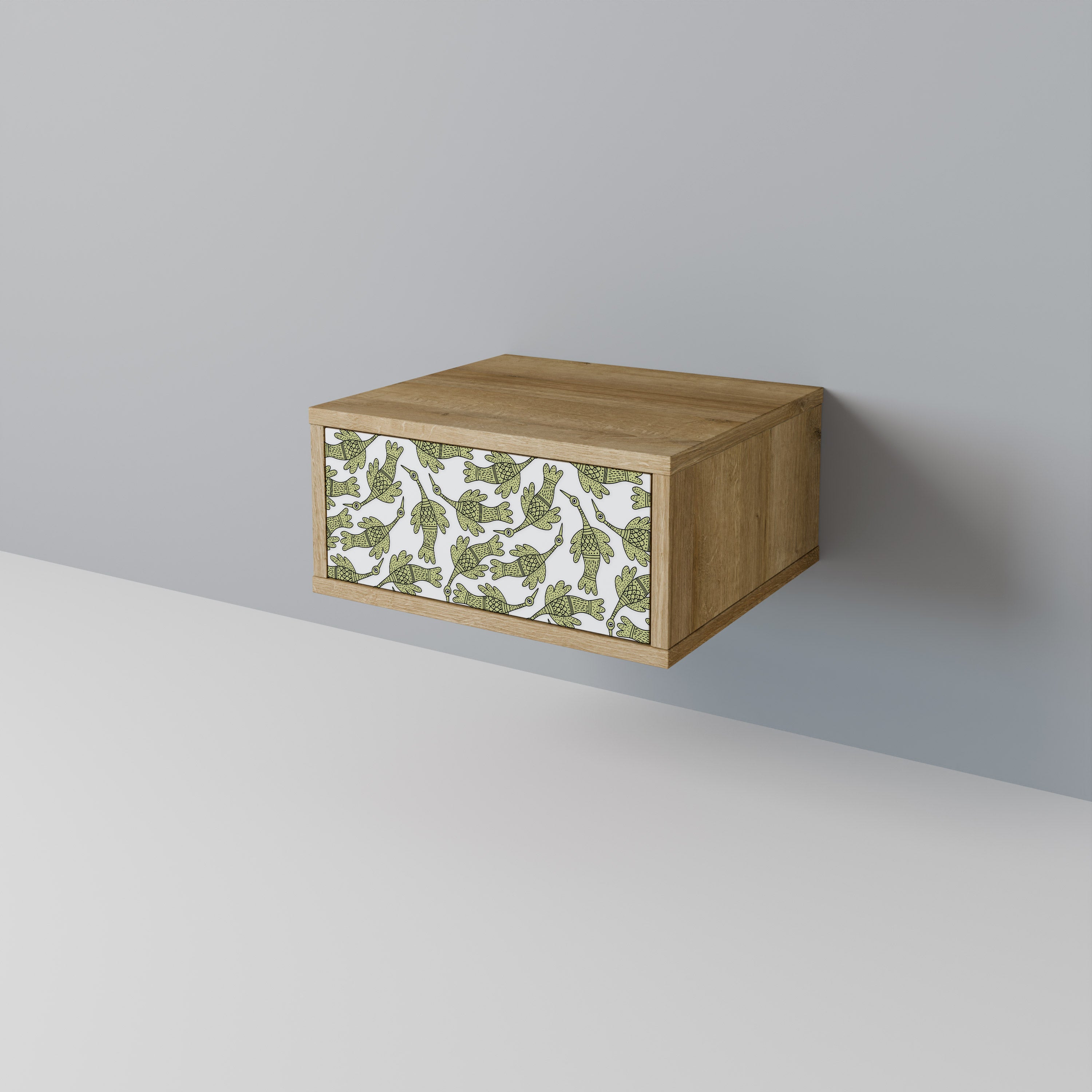 SEEDLING SONGBIRD Nightstand in Oak Effect