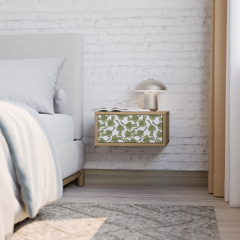 SEEDLING SONGBIRD Nightstand in Oak Effect