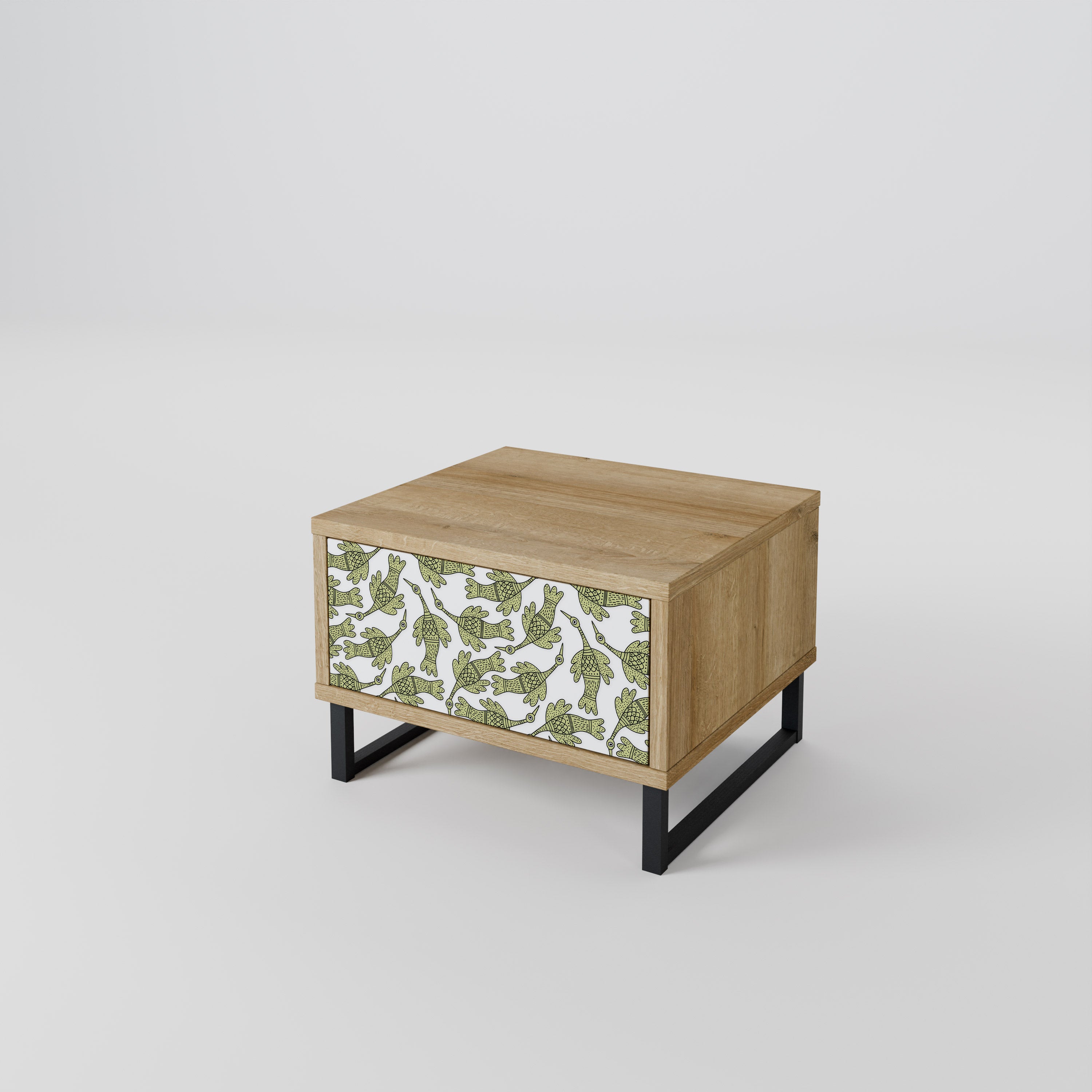 SEEDLING SONGBIRD Nightstand in Oak Effect