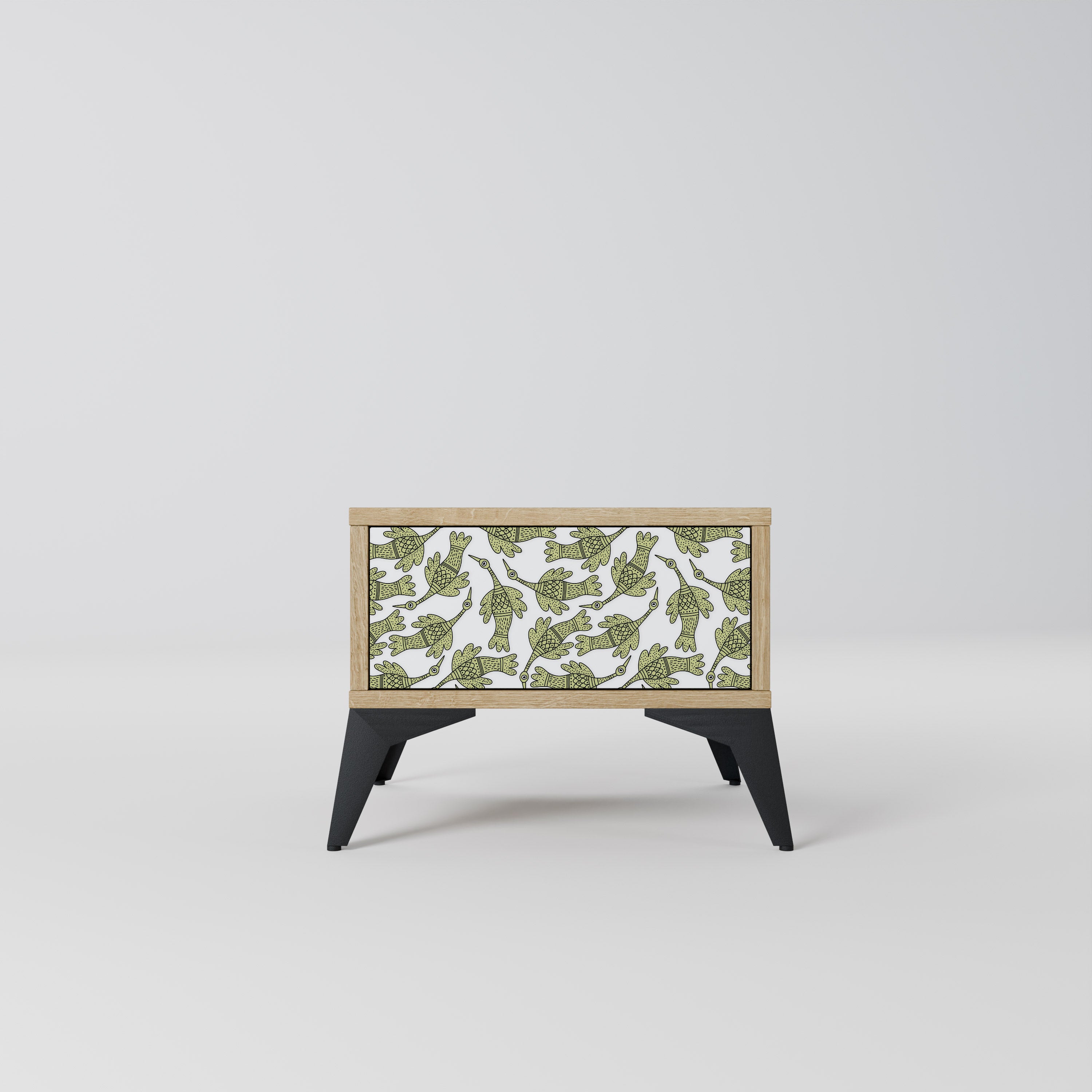 SEEDLING SONGBIRD Nightstand in Oak Effect