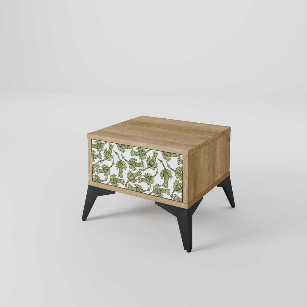 SEEDLING SONGBIRD Nightstand in Oak Effect