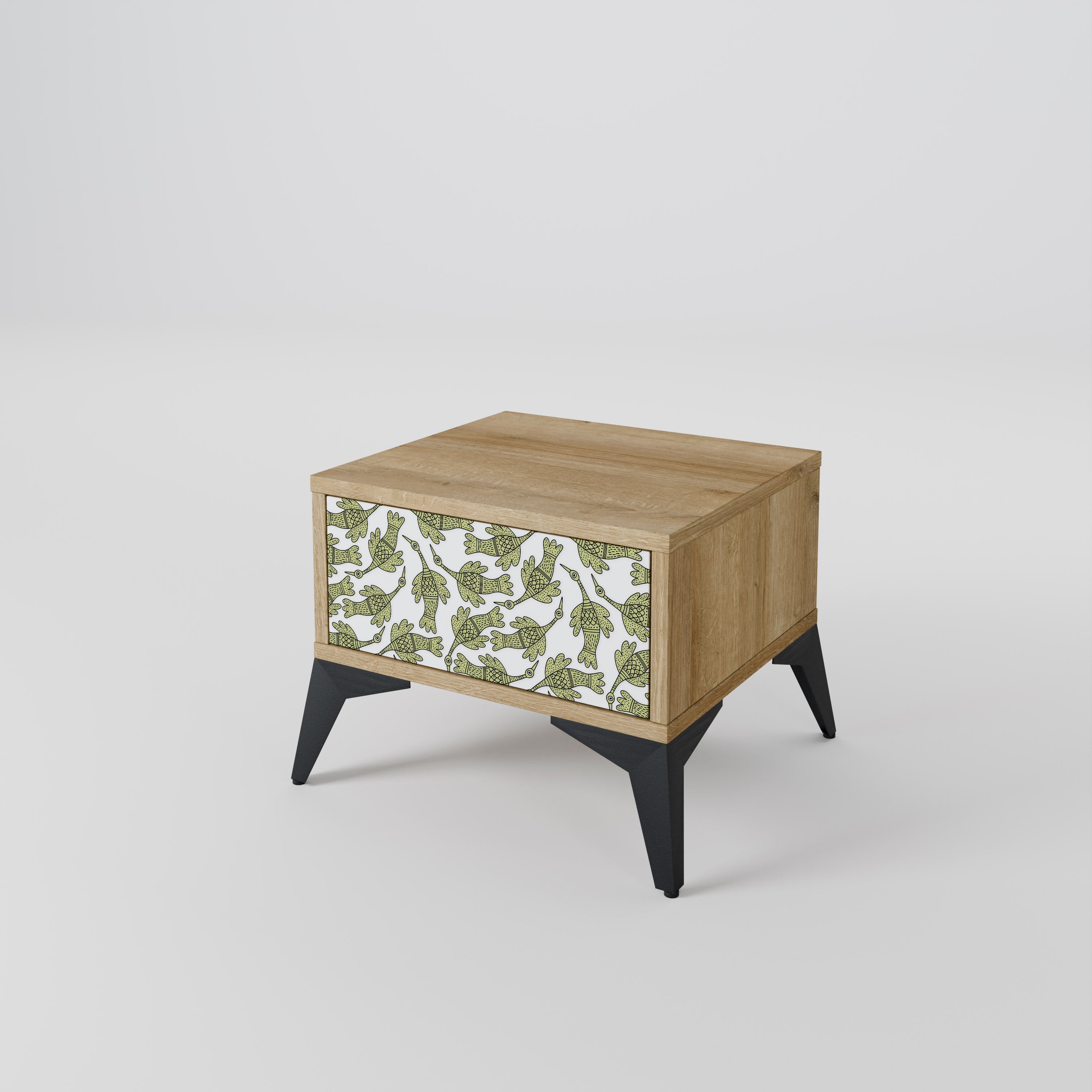 SEEDLING SONGBIRD Nightstand in Oak Effect