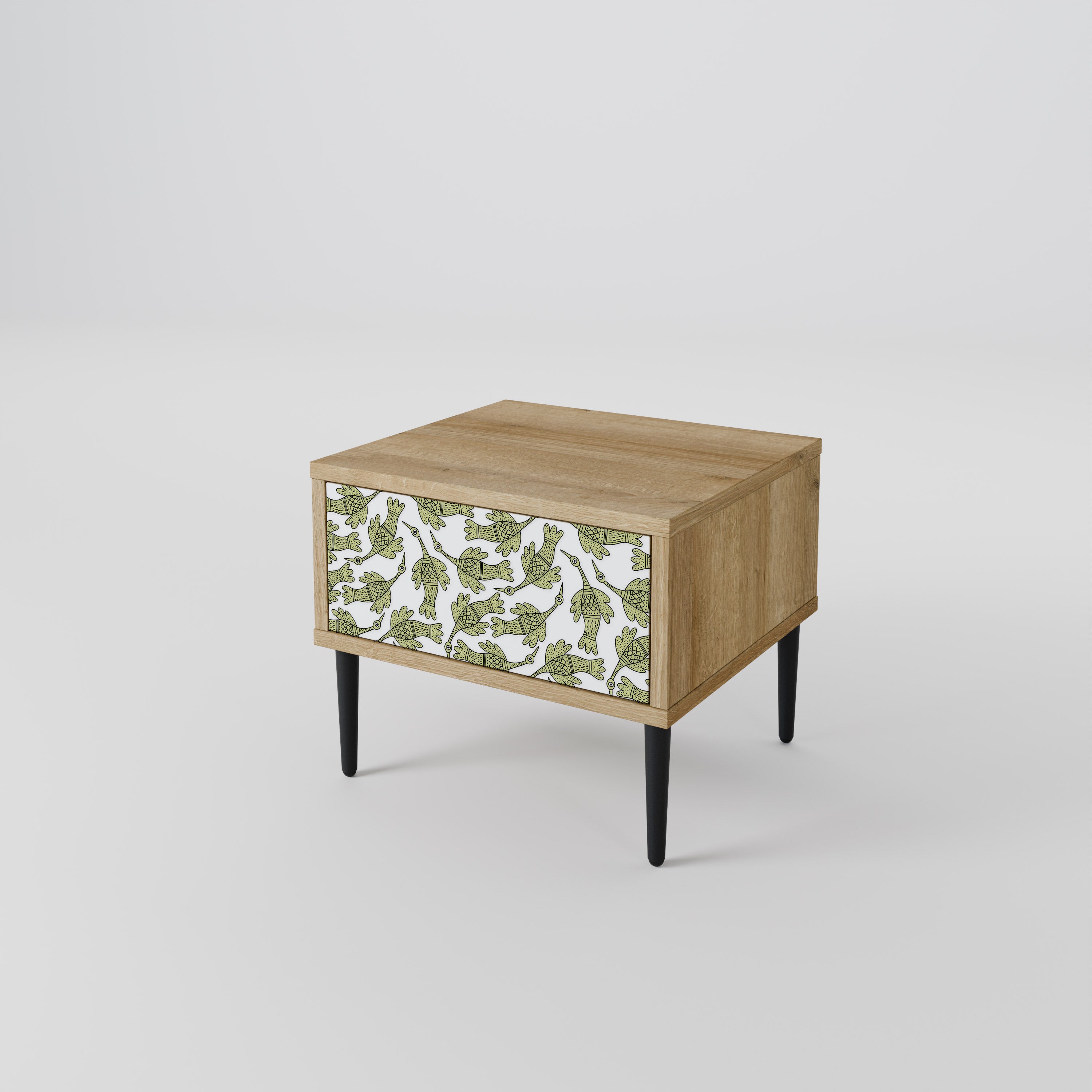 SEEDLING SONGBIRD Nightstand in Oak Effect