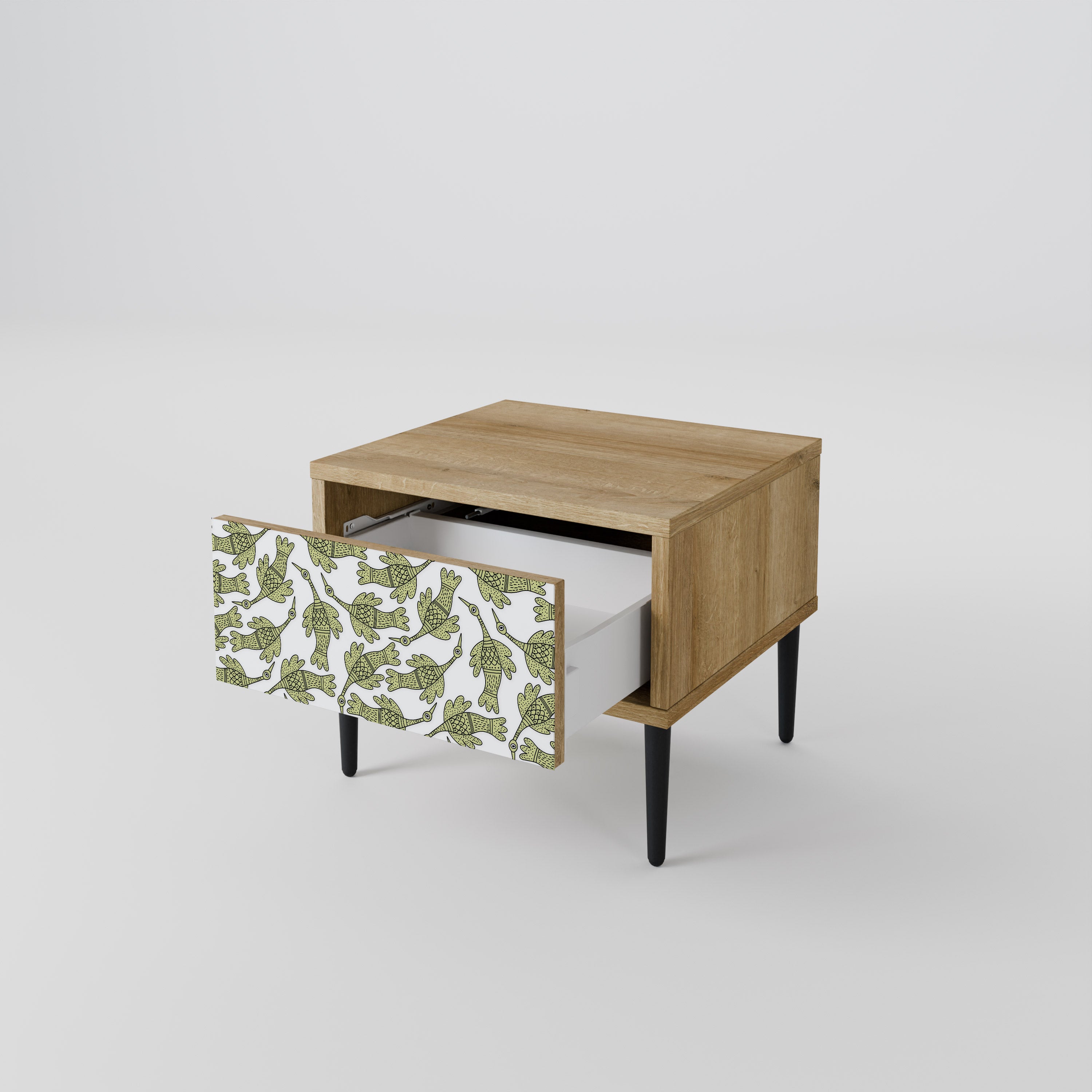 SEEDLING SONGBIRD Nightstand in Oak Effect