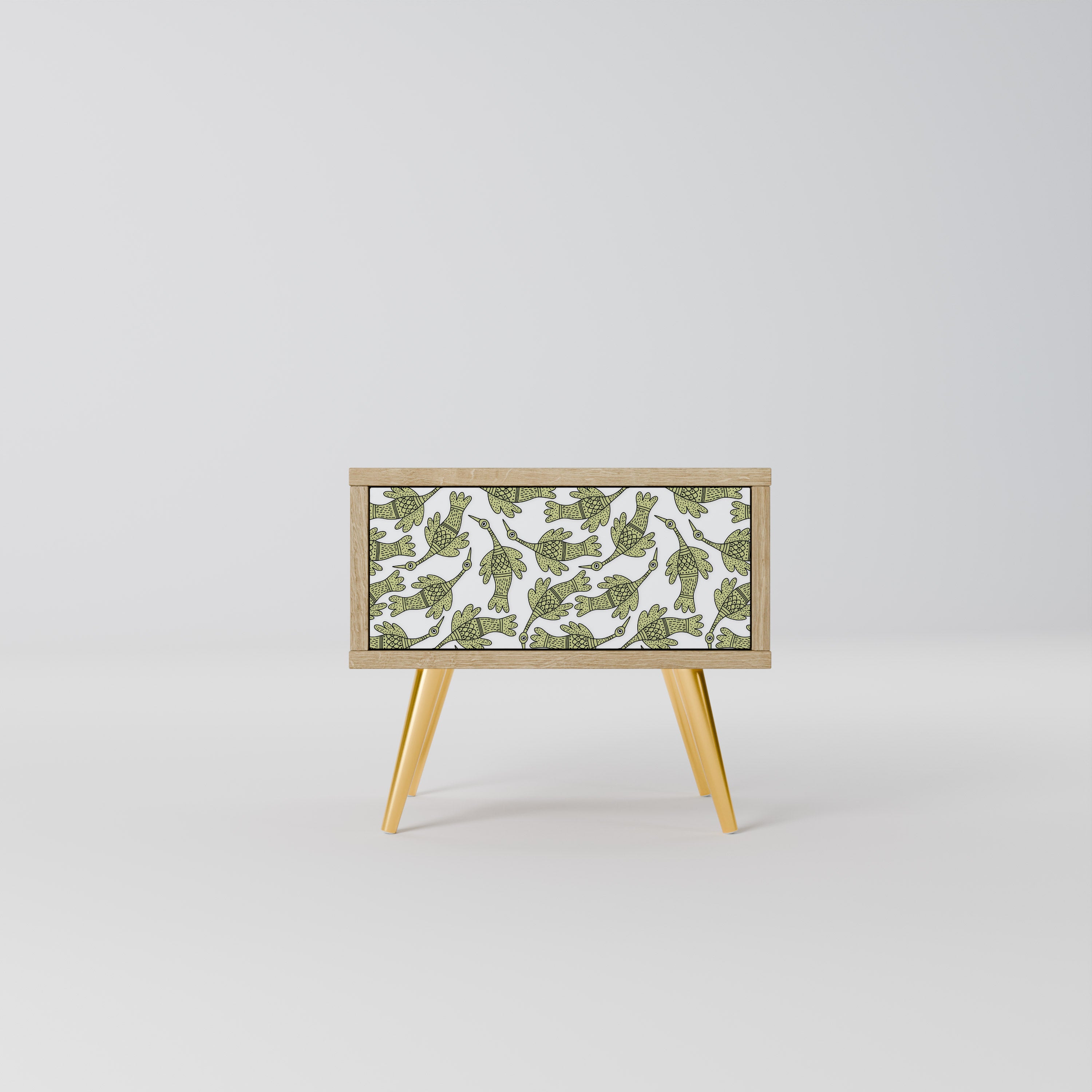 SEEDLING SONGBIRD Nightstand in Oak Effect