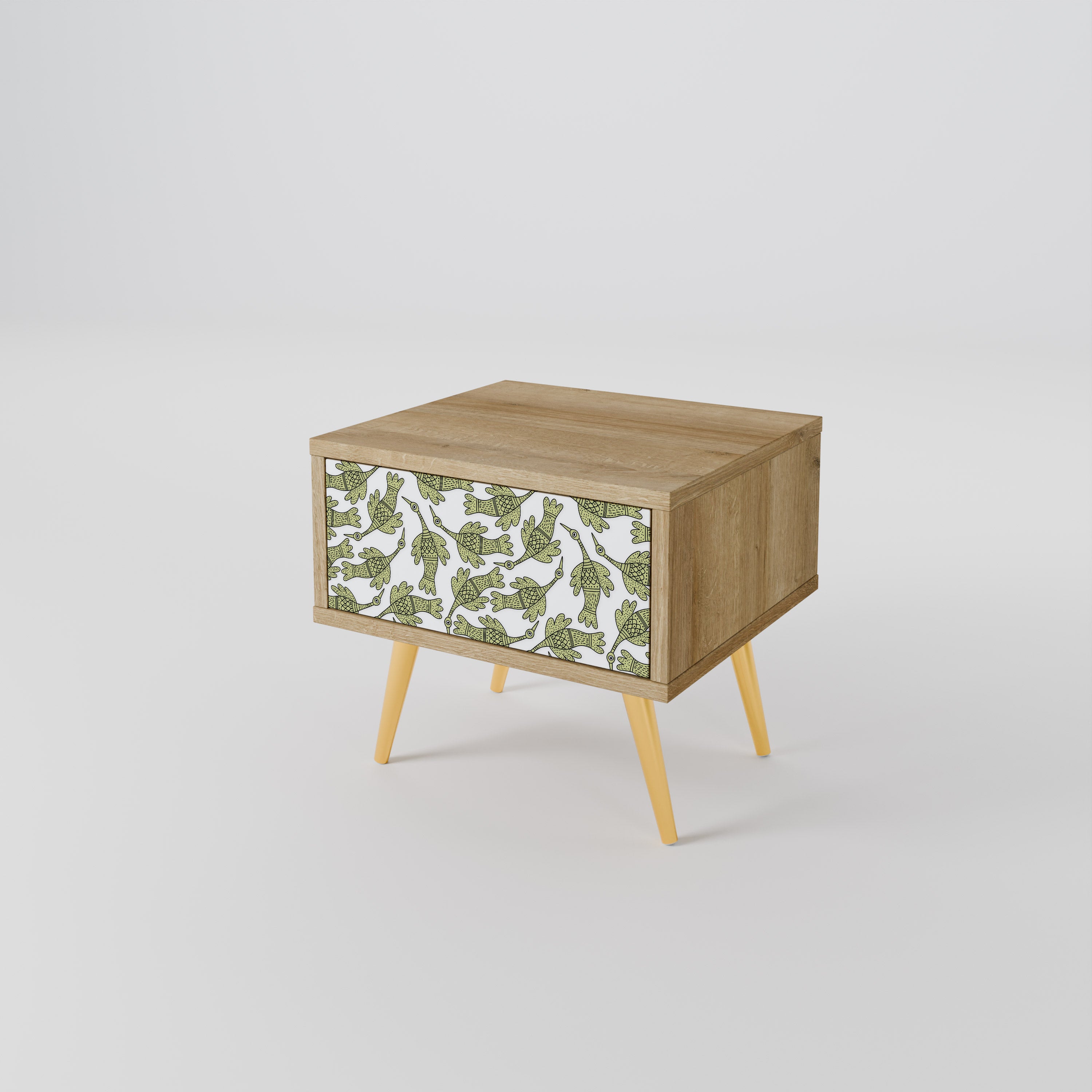SEEDLING SONGBIRD Nightstand in Oak Effect