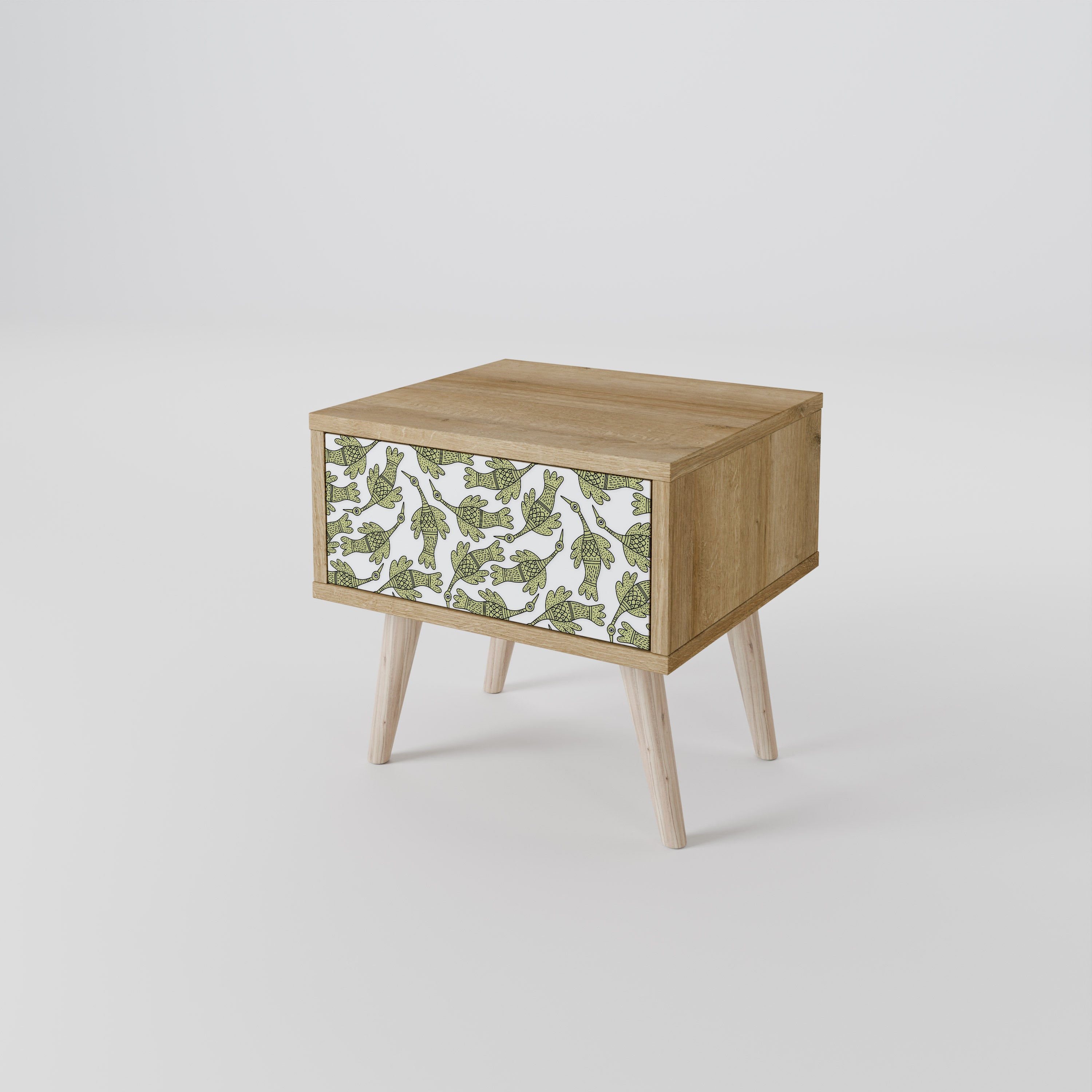 SEEDLING SONGBIRD Nightstand in Oak Effect