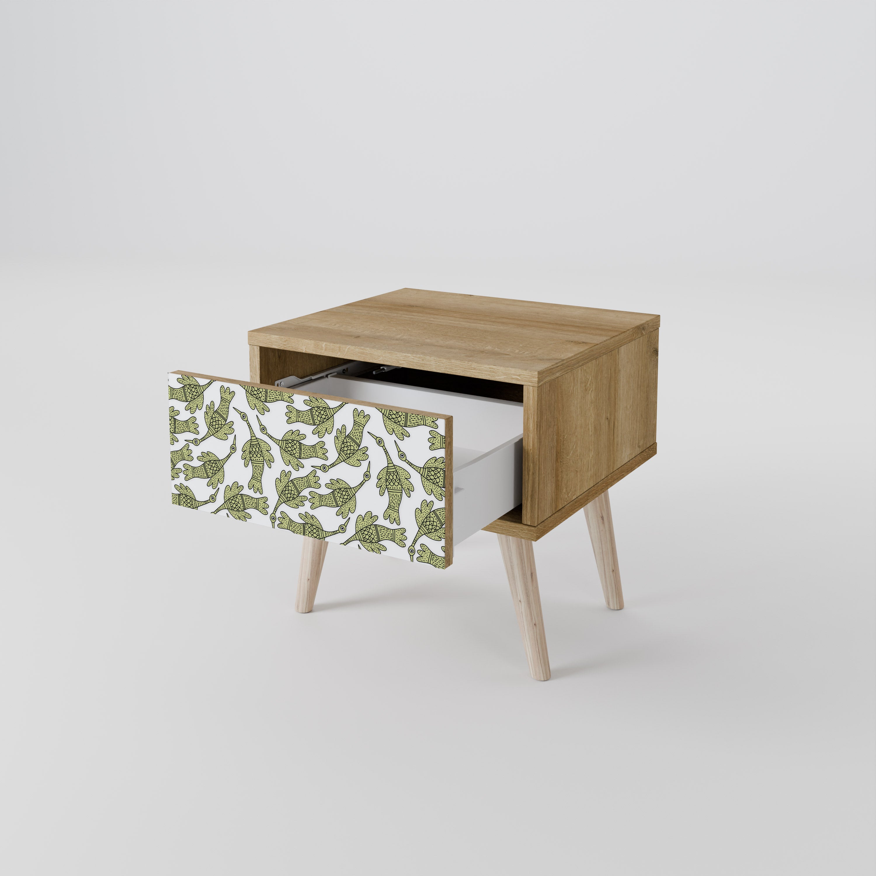 SEEDLING SONGBIRD Nightstand in Oak Effect
