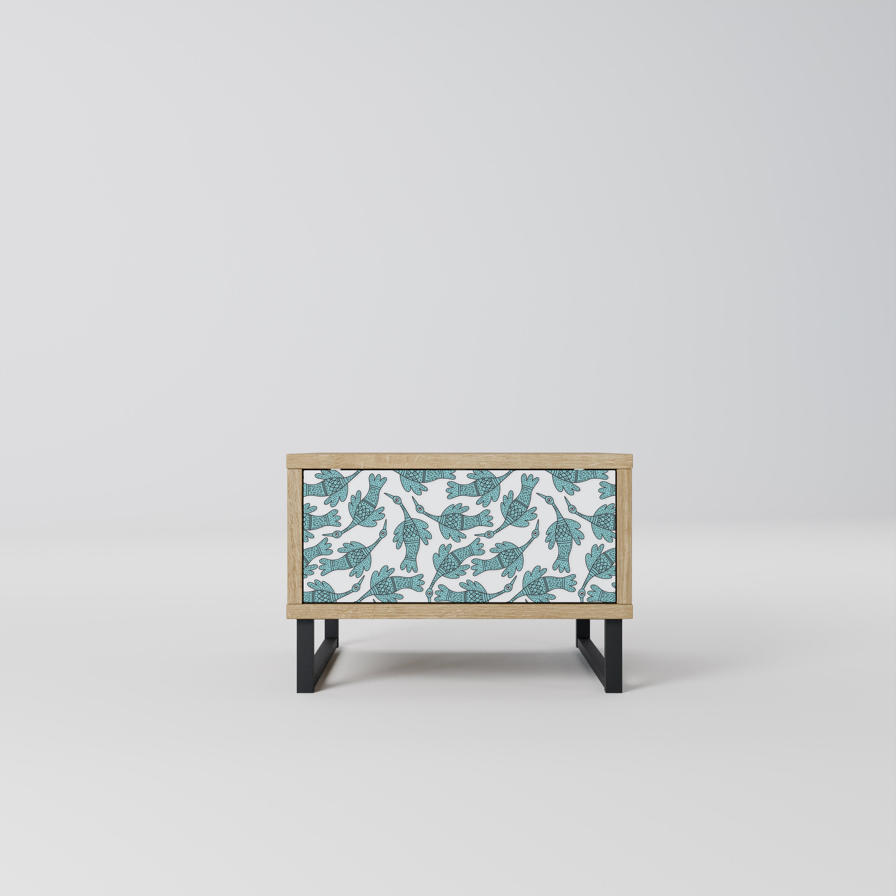 WATERSPOUT SONGIBIRD Nightstand in Oak Effect