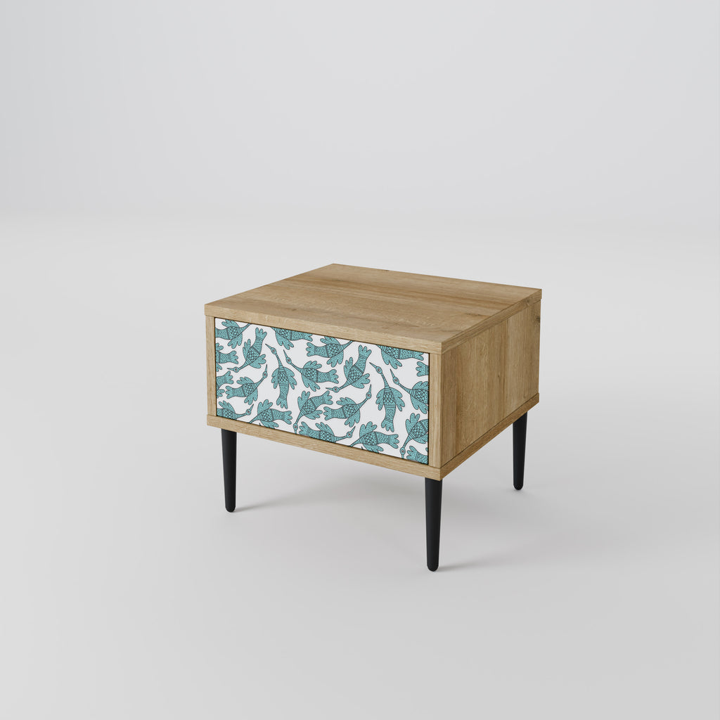 WATERSPOUT SONGIBIRD Nightstand in Oak Effect