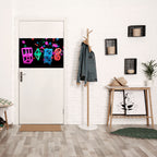 GAMER GLOWING ICONS Póster Horizontal Adhesivo