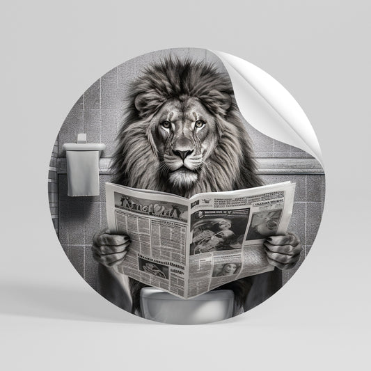 ROAR PRESS REVIEW Vinilo adhesivo redondo