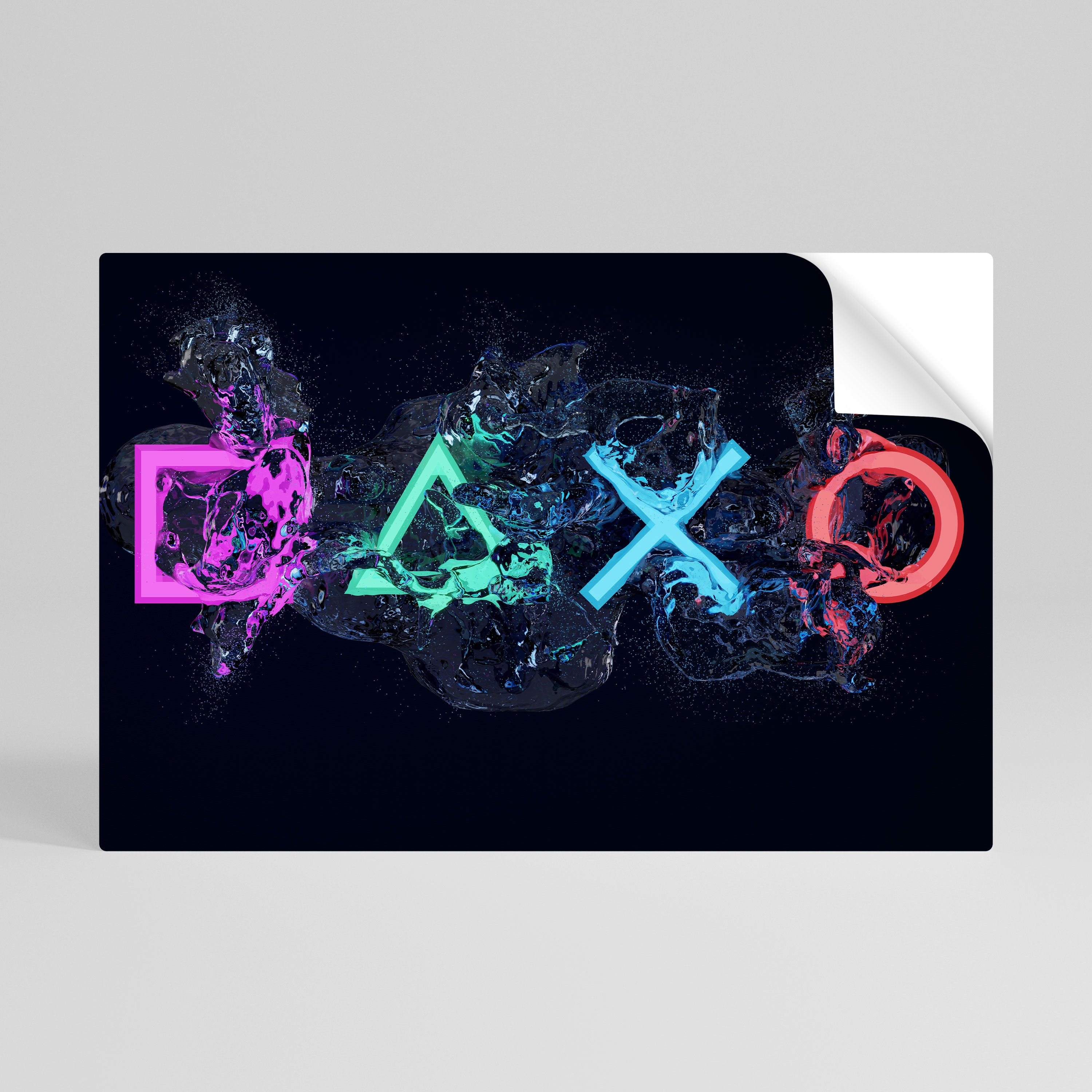 Póster horizontal autoadhesivo GAMING REVOLT