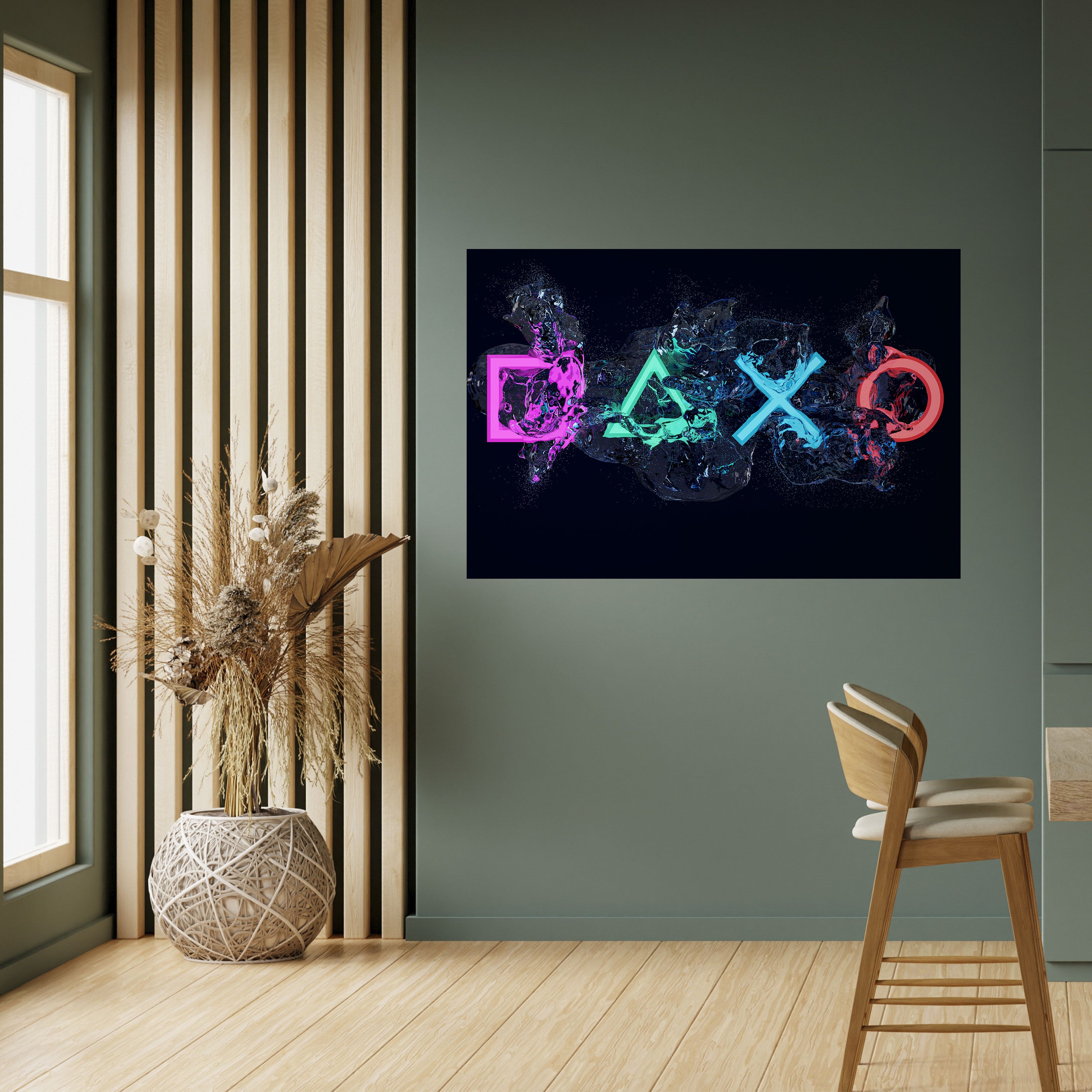 Póster horizontal autoadhesivo GAMING REVOLT