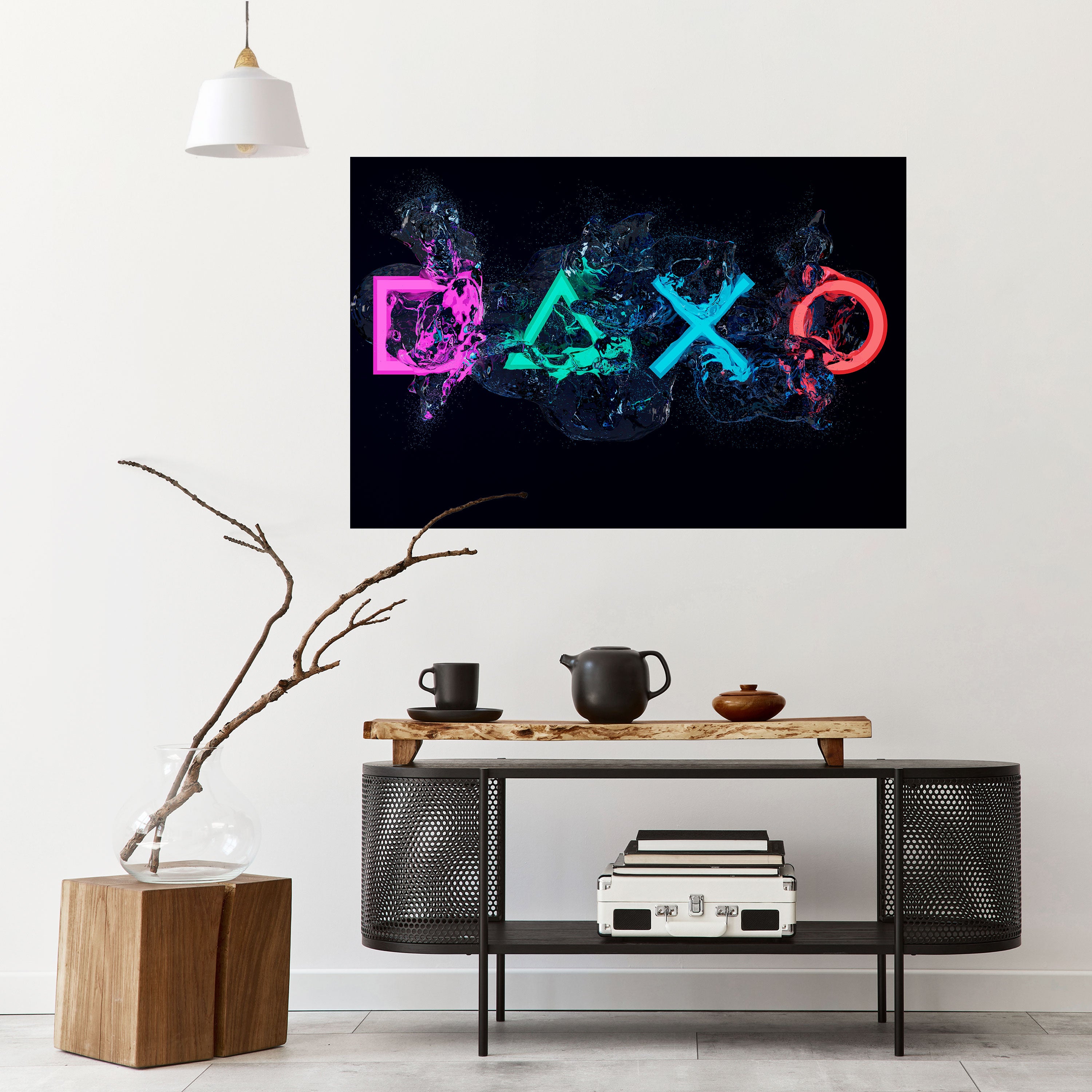 Póster horizontal autoadhesivo GAMING REVOLT