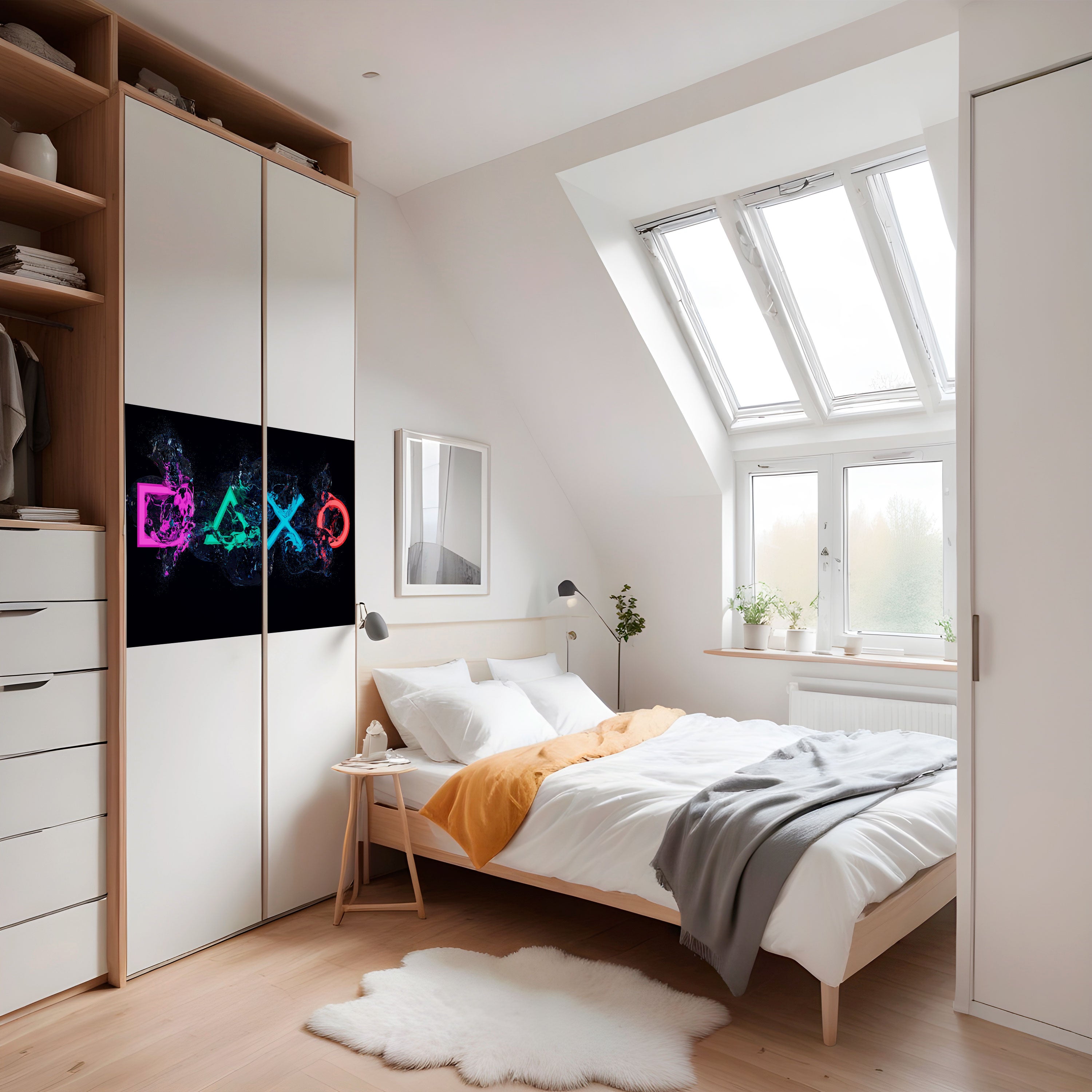 Póster horizontal autoadhesivo GAMING REVOLT