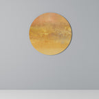 ORANGE IMPRESSION Decoración de Pared Redonda