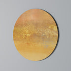 ORANGE IMPRESSION Decoración de Pared Redonda