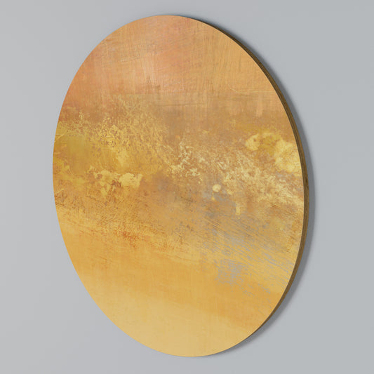 ORANGE IMPRESSION Arte de pared redondo