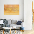 ORANGE IMPRESSION Póster Horizontal Adhesivo