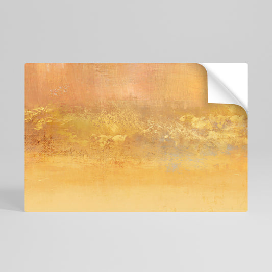 ORANGE IMPRESSION Póster adhesivo horizontal