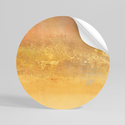 ORANGE IMPRESSION Vinilo adhesivo redondo