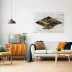 FALLING LIGHTNESS Póster Horizontal Adhesivo