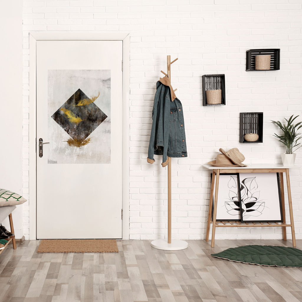 FALLING LIGHTNESS Peel and Stick Vertical Poster