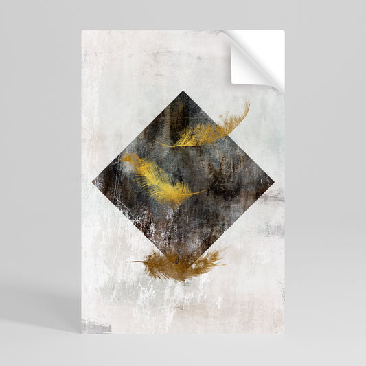 FALLING LIGHTNESS Peel and Stick Vertical Poster