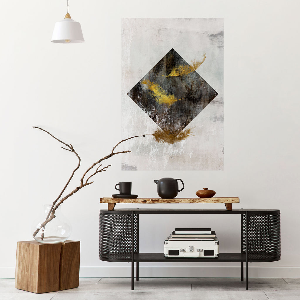 FALLING LIGHTNESS Peel and Stick Vertical Poster