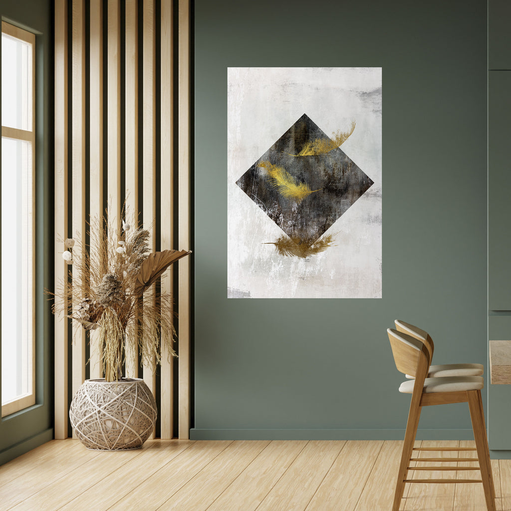 FALLING LIGHTNESS Peel and Stick Vertical Poster