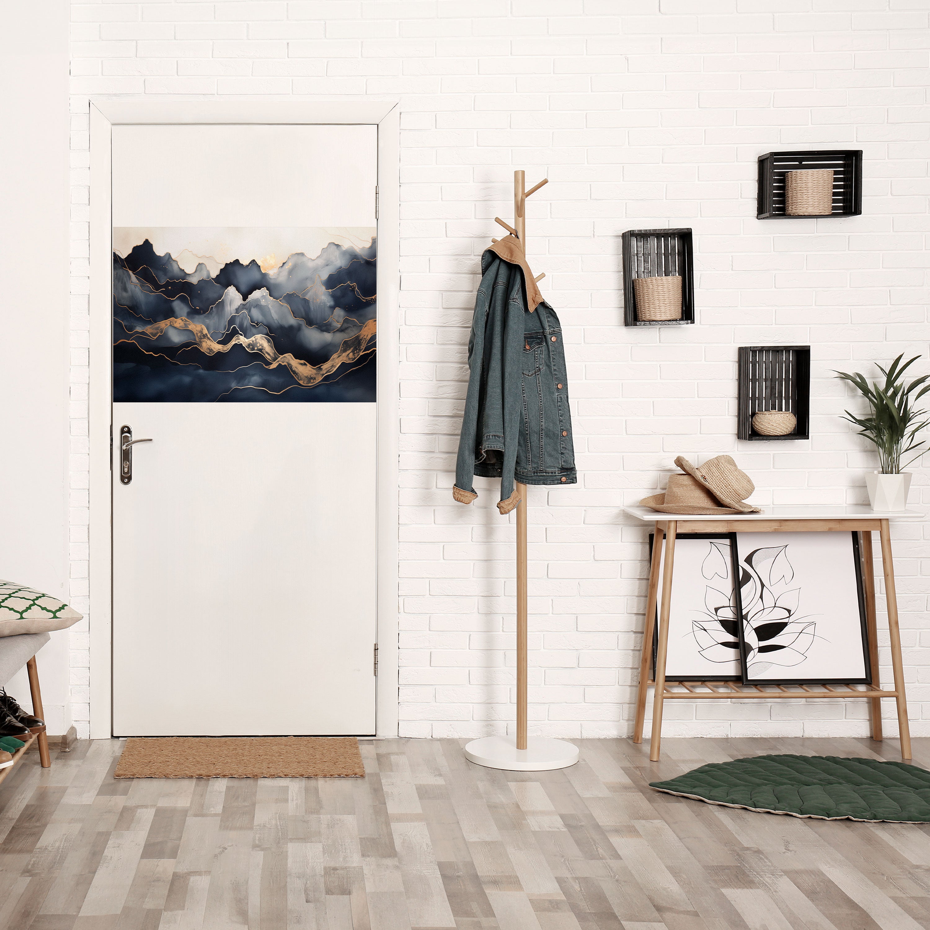 Póster horizontal autoadhesivo GOLDEN ALPINE BLISS