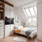 GOLDEN ALPINE BLISS Póster Horizontal Adhesivo