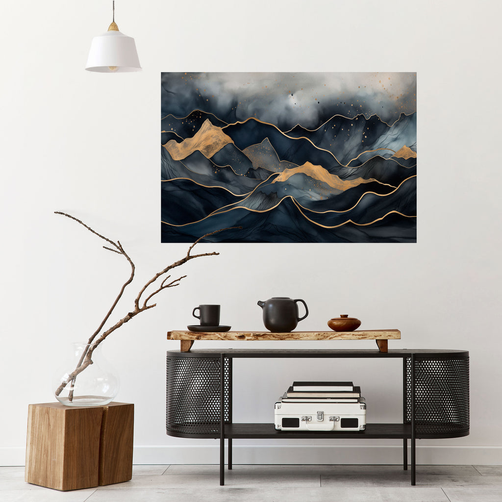 Póster horizontal autoadhesivo GOLDEN SUMMIT SERENITY