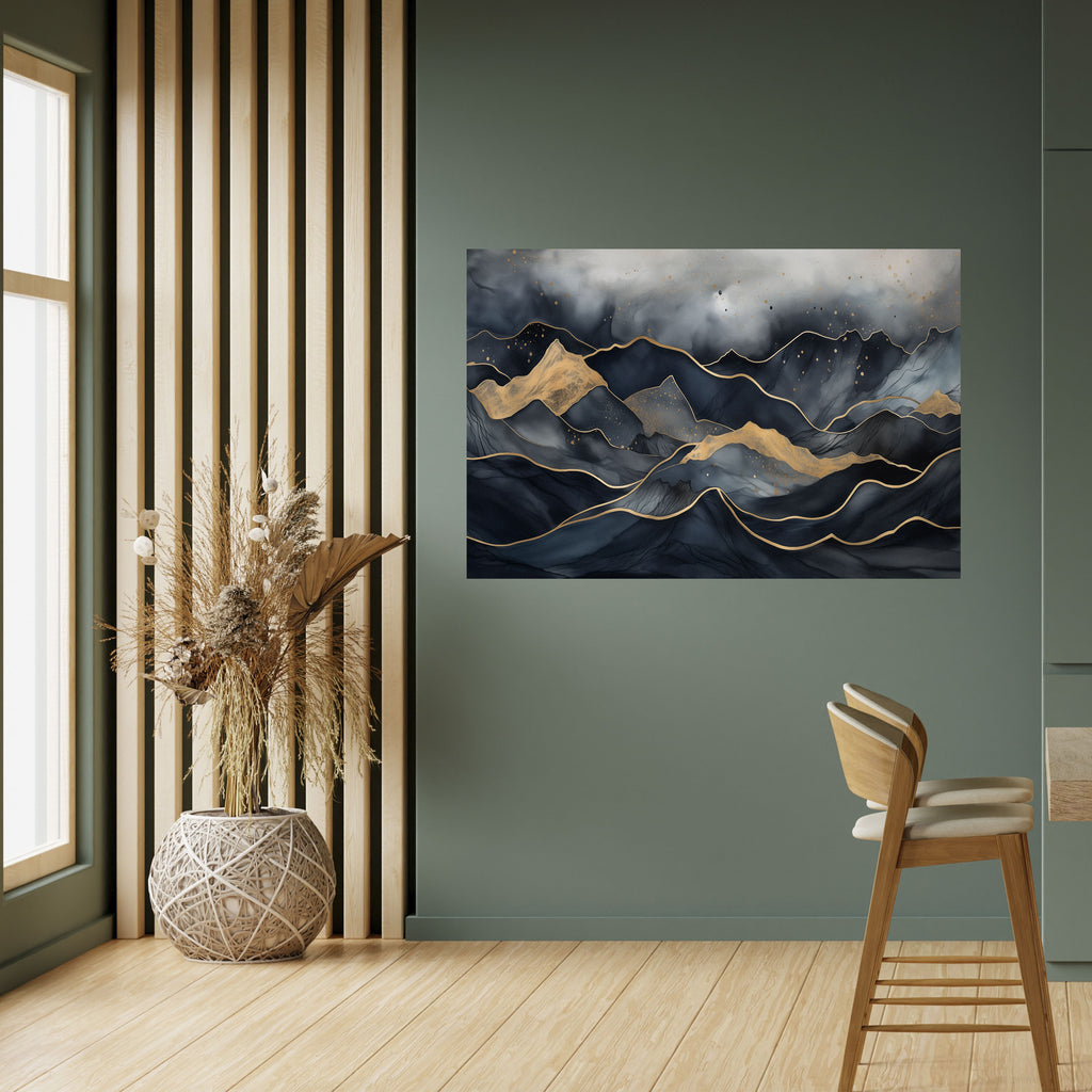 Póster horizontal autoadhesivo GOLDEN SUMMIT SERENITY