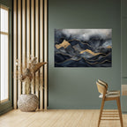 GOLDEN SUMMIT SERENITY Peel and Stick Horizontal Poster