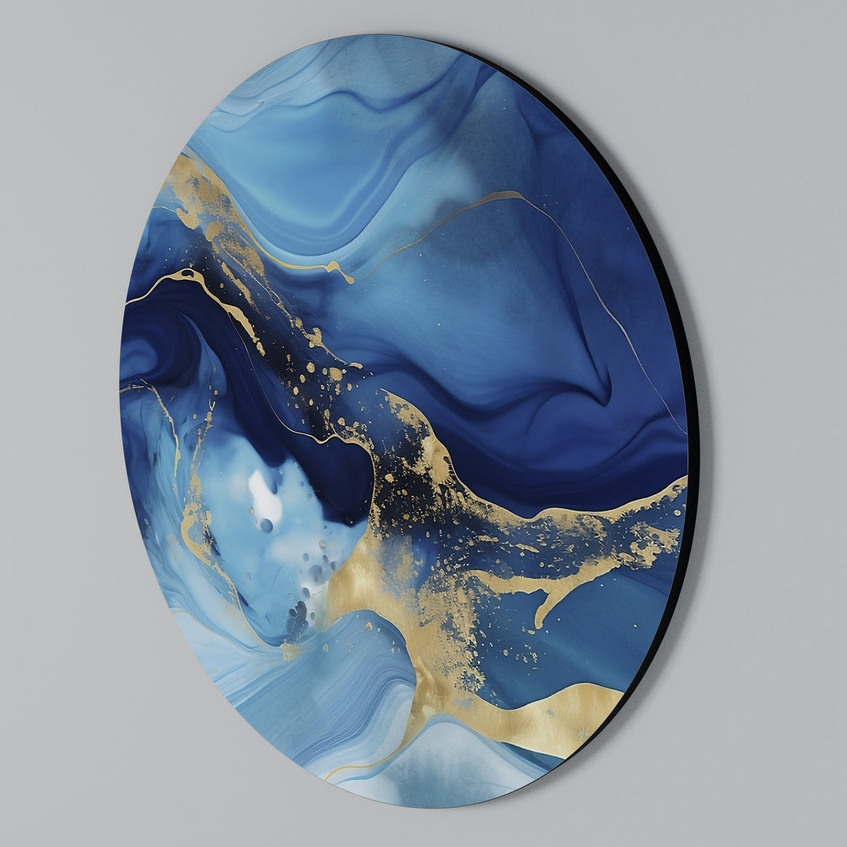 AZURE DREAMSCAPE Arte de pared redondo