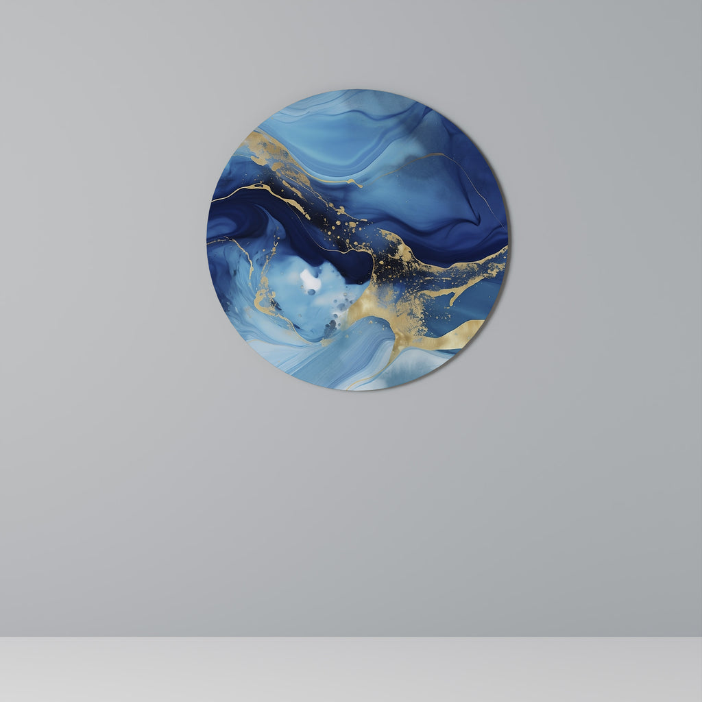 Arte de pared redondo AZURE DREAMSCAPE