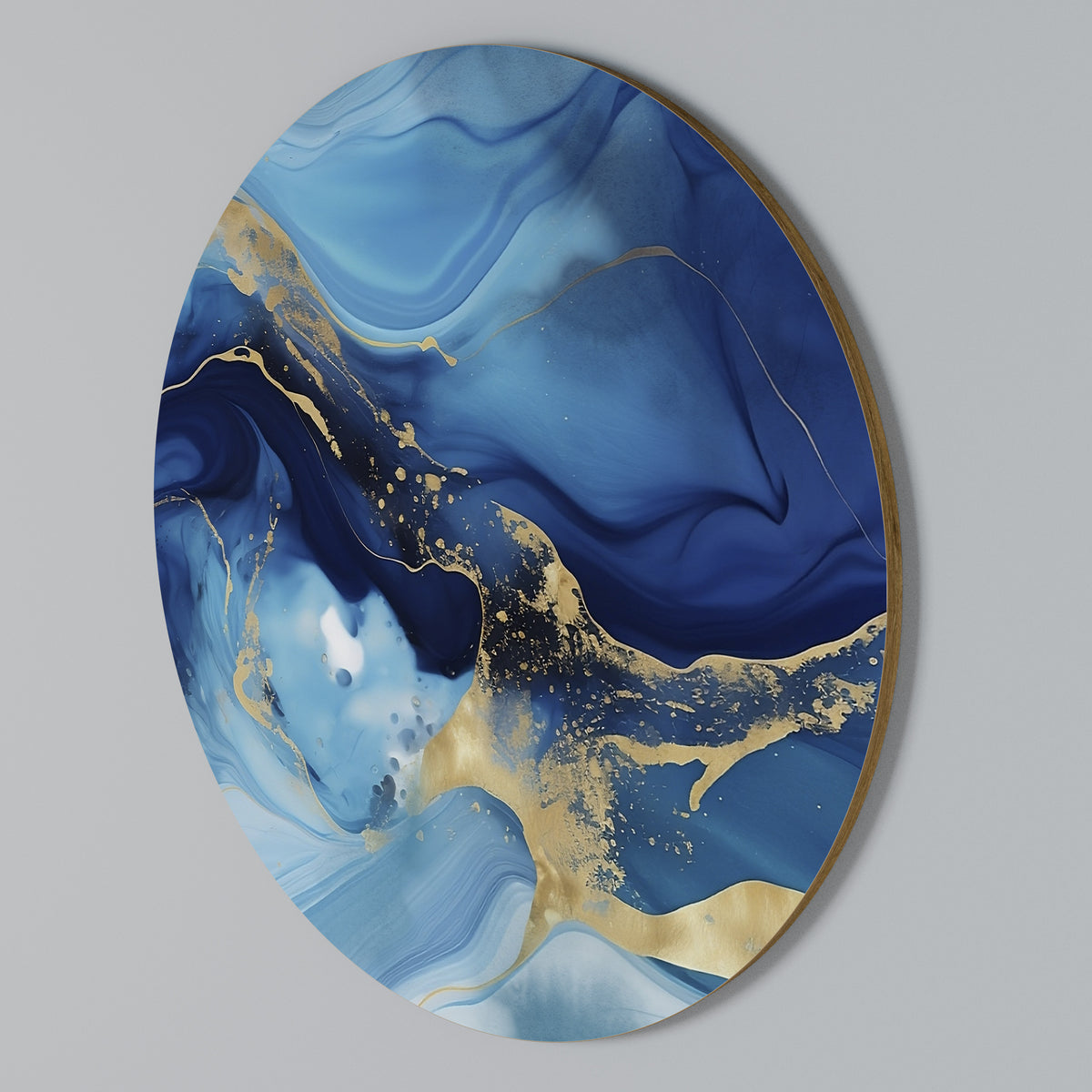 AZURE DREAMSCAPE Arte de pared redondo