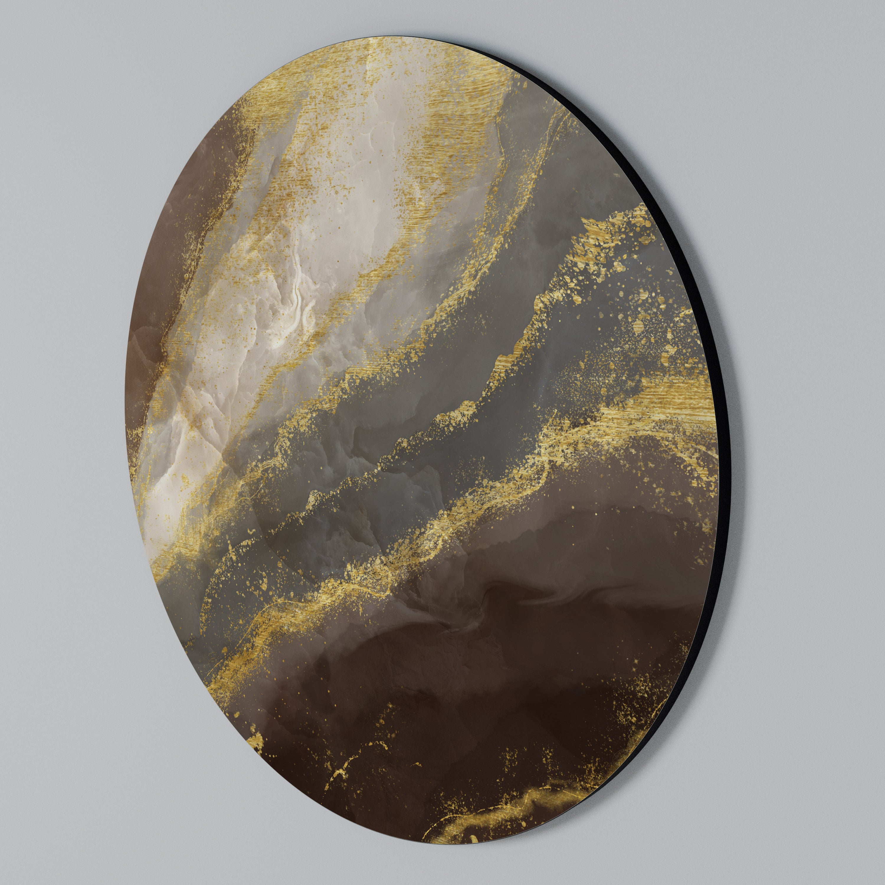 MARBLE MIRAGE Arte de pared redondo