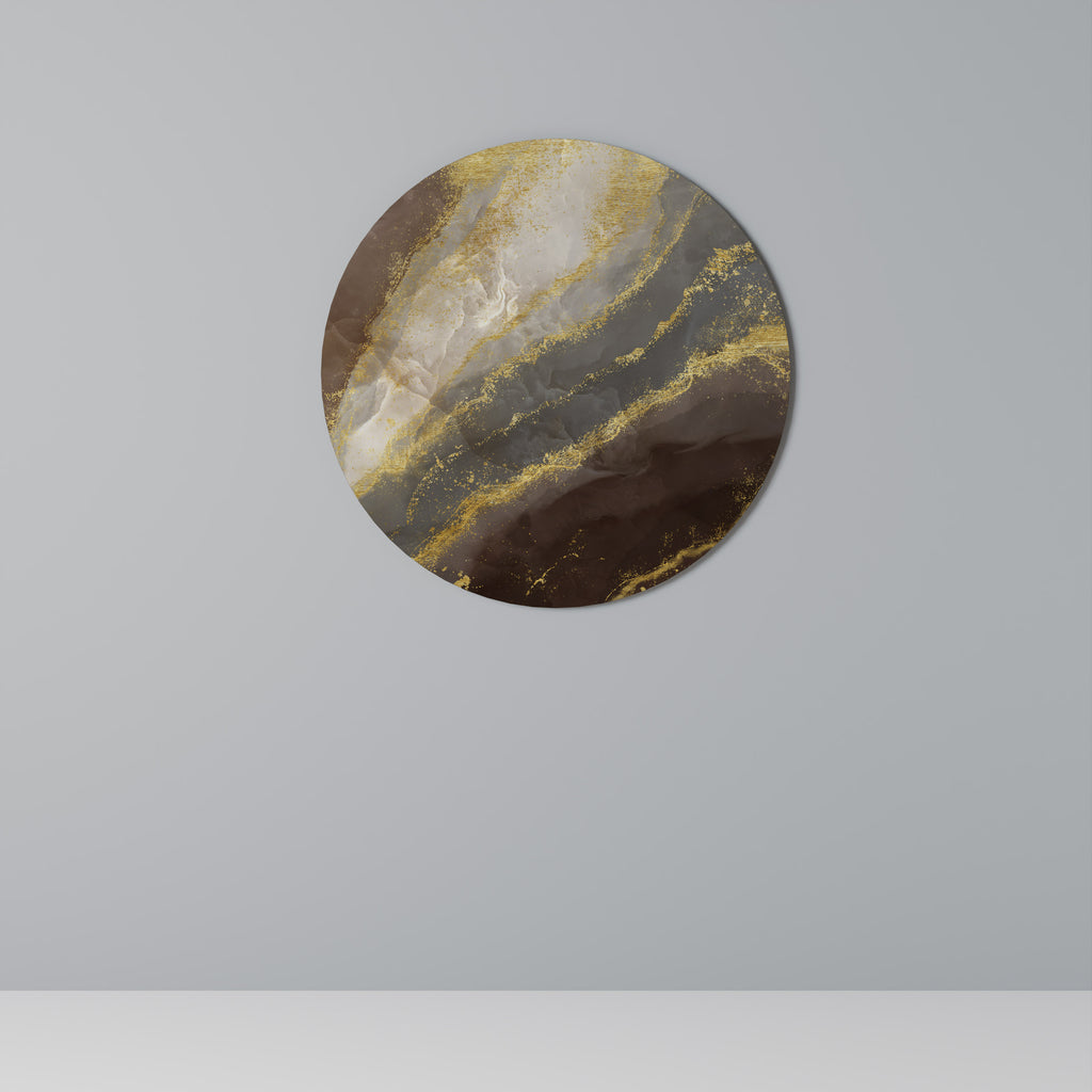 Arte de pared redondo MARBLE MIRAGE