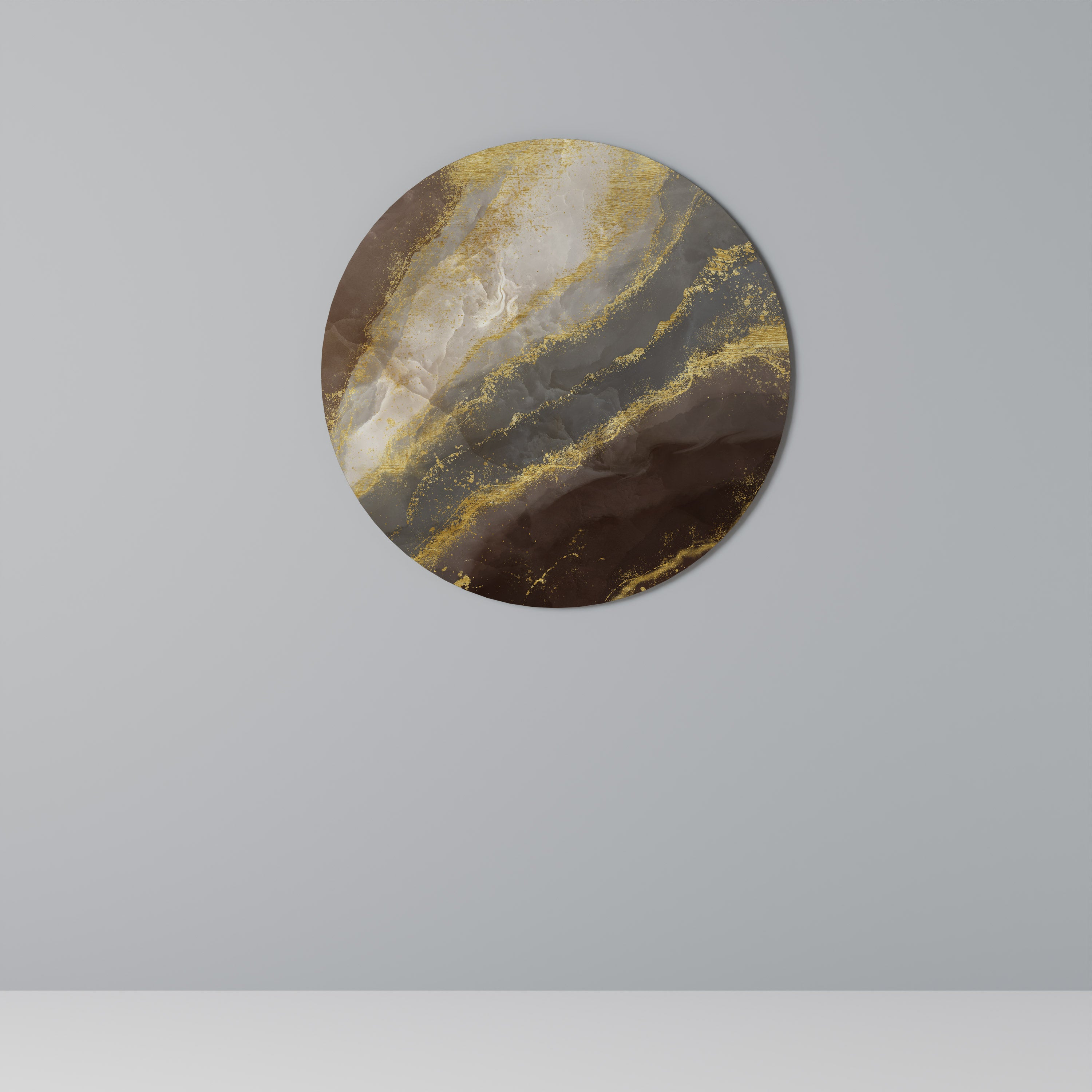 Arte de pared redondo MARBLE MIRAGE
