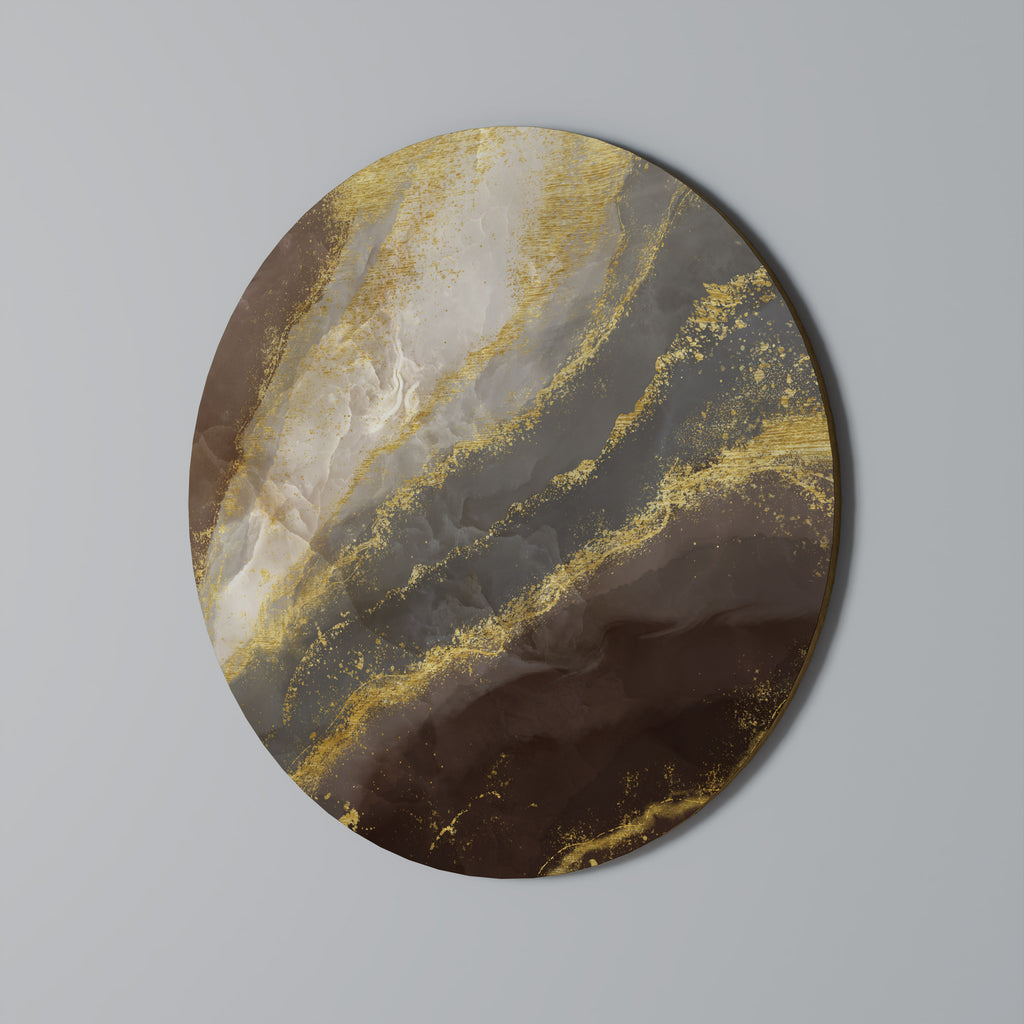 Arte de pared redondo MARBLE MIRAGE