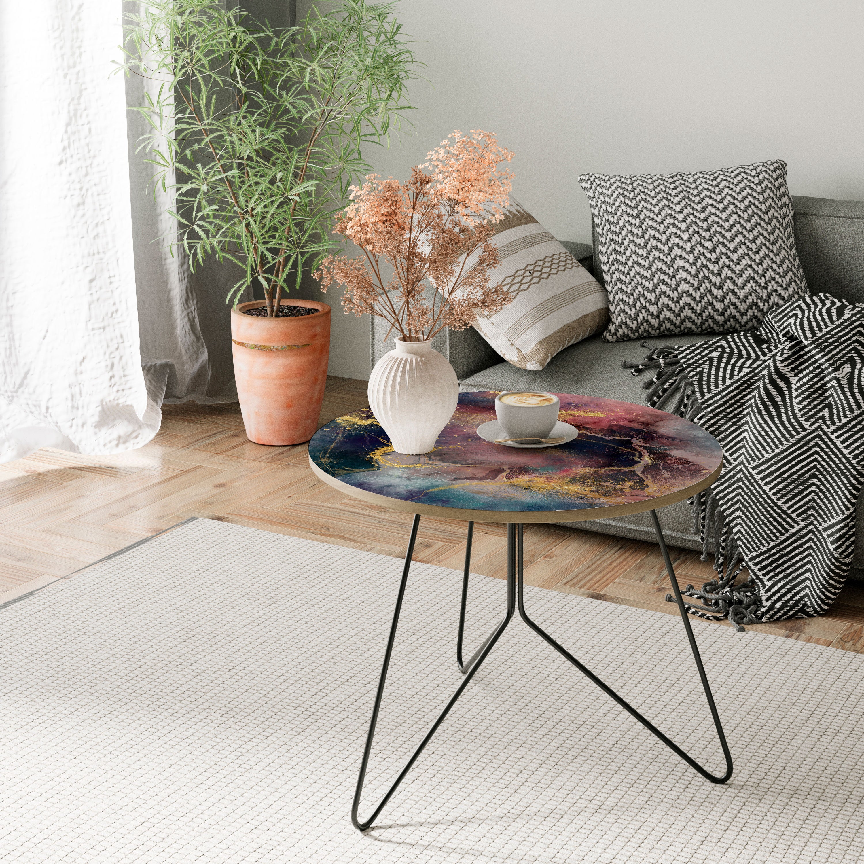 Mesa de centro GALAXY GOLDEN DUST 69